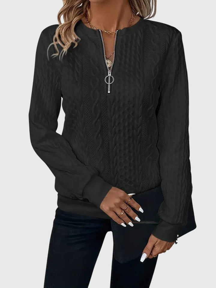Nora™  |  Zipped Sweater