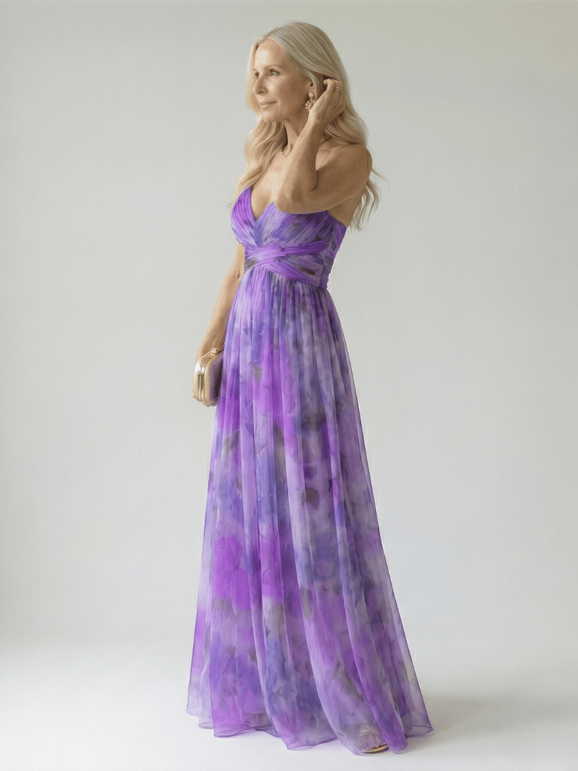 Isel™  |  Soft Wrap Maxi Dress
