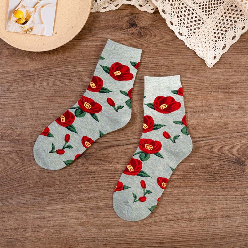 Vintage Floral Socks