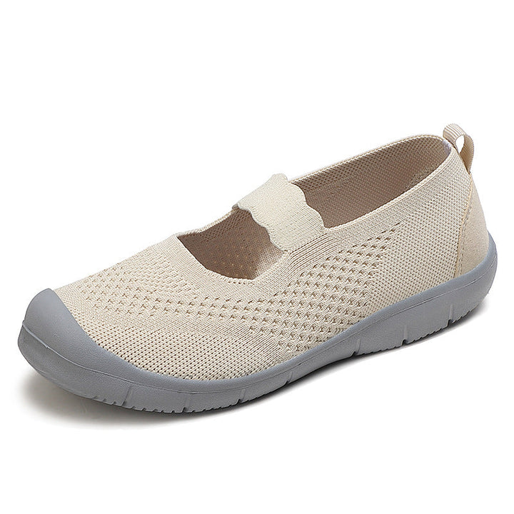Women's Breathable Slip-On Casual Shoes with Flexible Design EB