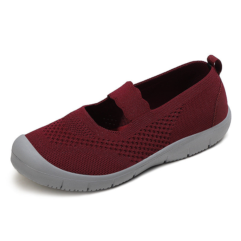 Women's Breathable Slip-On Casual Shoes with Flexible Design EB