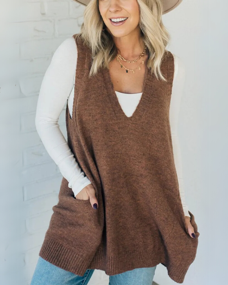Arola Cozy Knit Vest