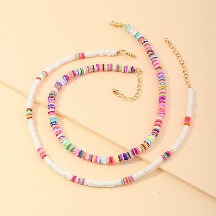 Bohemian Colored Necklace, view 2 - Elena Harper