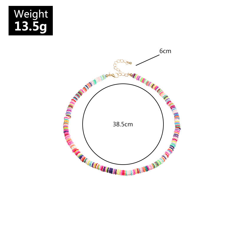 Bohemian Colored Necklace, view 7 - Elena Harper