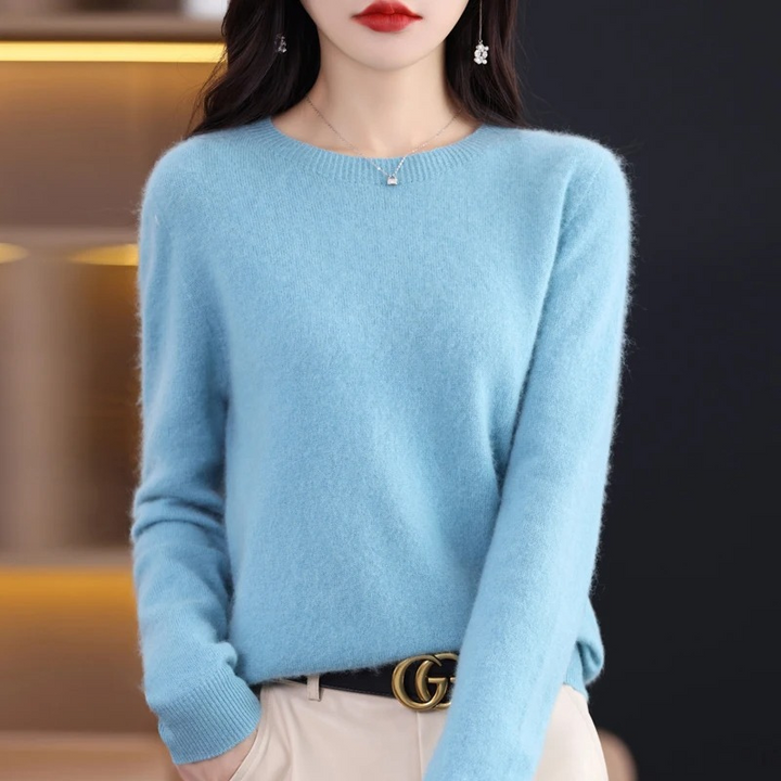 Women's Round Neck Soft Luxury Warm Sweater (S-5XL)