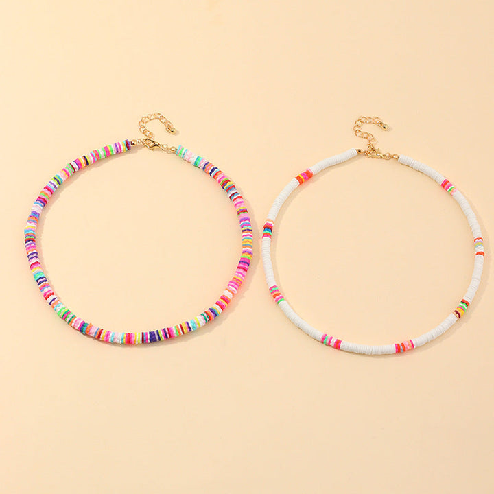 Bohemian Colored Necklace, view 4 - Elena Harper