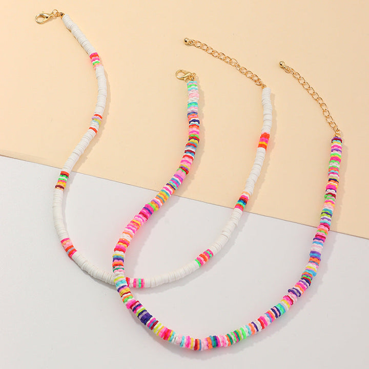 Bohemian Colored Necklace, view 5 - Elena Harper