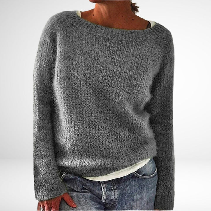 Louise Retro Winter Sweater, view 2 - Elena Harper