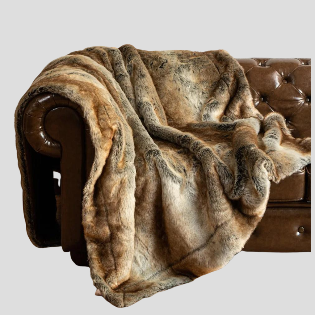 Luxury Faux Fur Throw Blanket