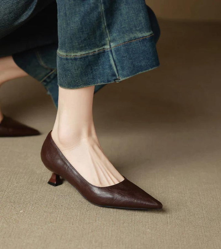 Aeris | Leather Court Shoes