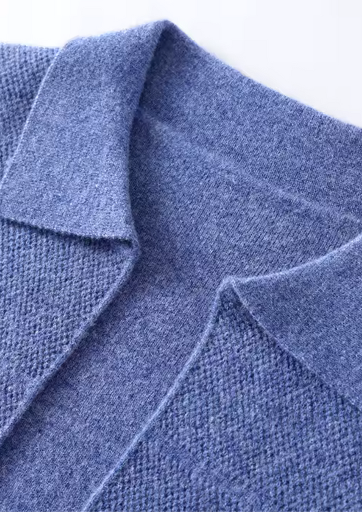 Emma & Rose merino wool button overshirt — premium knitwear