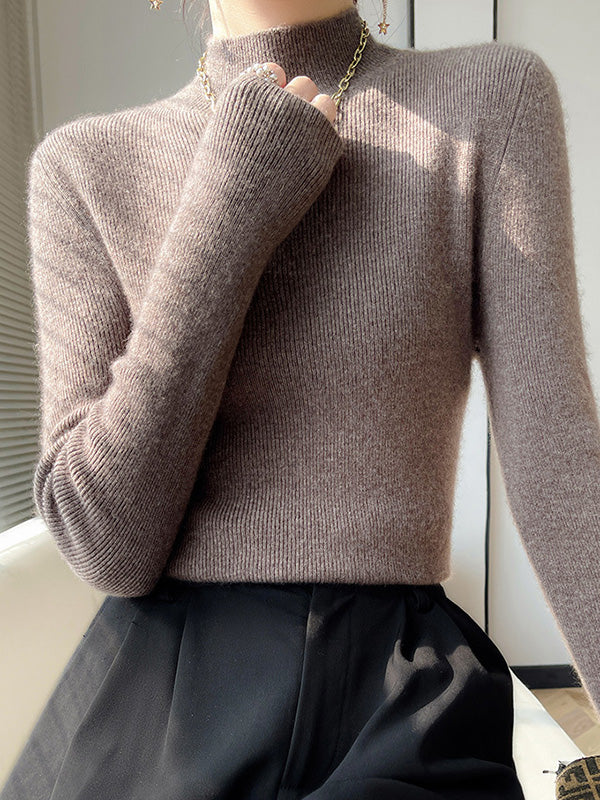 Adriana Soft Knit Turtleneck Sweater - Elena Harper