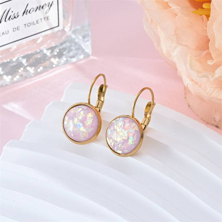 Retro™  |  Opalstein Gold Earrings