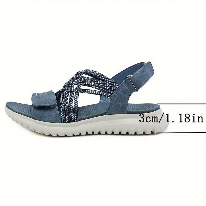 Marlene lightweight comfort sandals with footbed, view 7 - Elena Harper