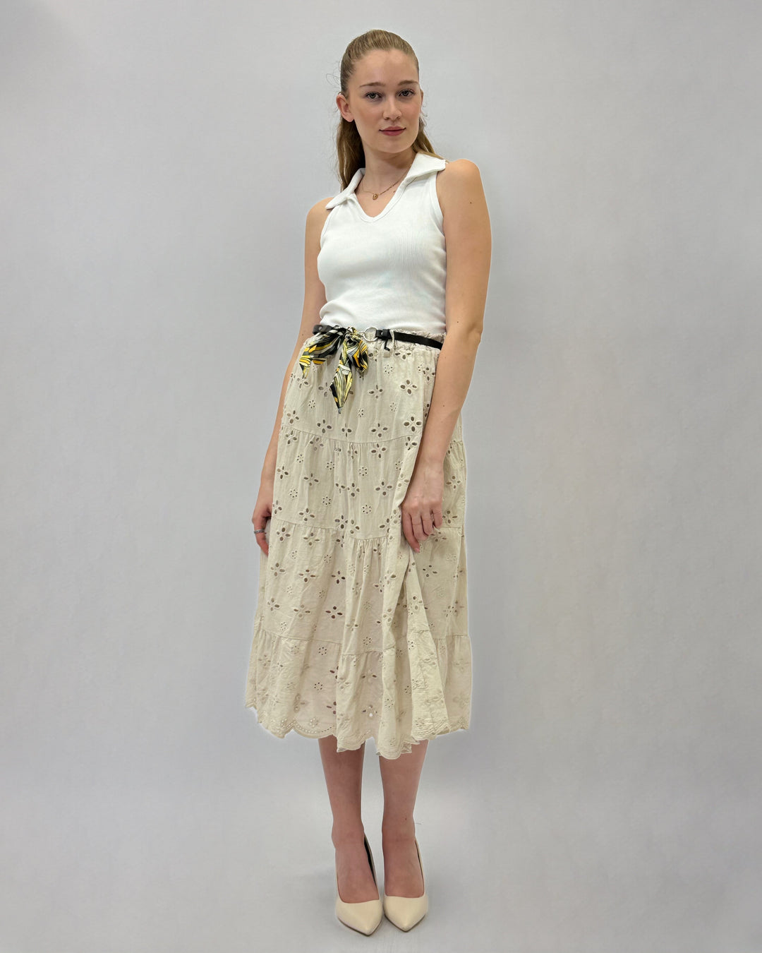 Saskia™  |  soft luxurious fabrics Skirt Waist Detail