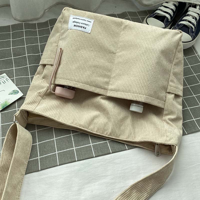 Corduroy Shoulder Bag