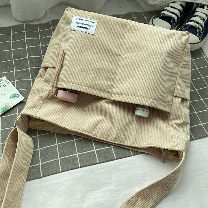 Corduroy Shoulder Bag