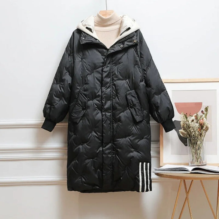 Danielle - Elegant Oversized Down Jacket with Hood