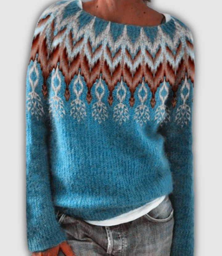 Emma & Rose Cape Town retro sweater featuring a cozy knit design in classic style, perfect for casual wear.