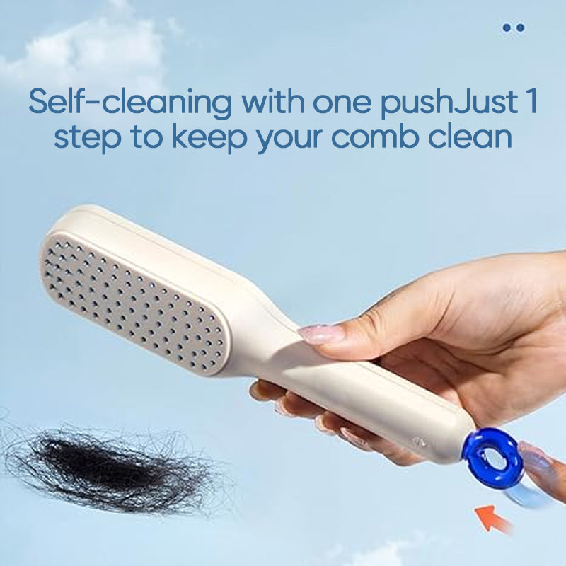 Glide™ - Self-Cleaning Antistatic Massage Comb