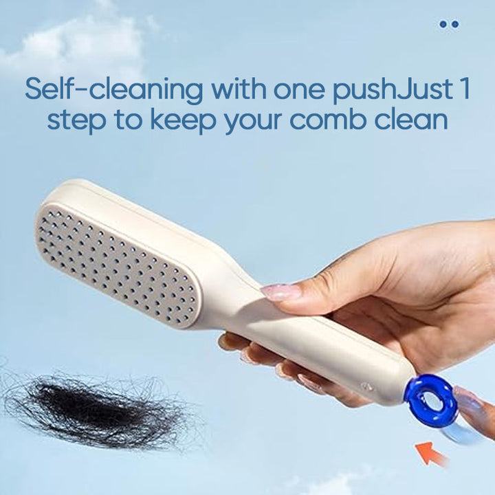 Glide™ - Self-Cleaning Antistatic Massage Comb