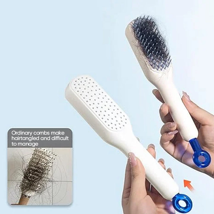 Glide™ - Self-Cleaning Antistatic Massage Comb
