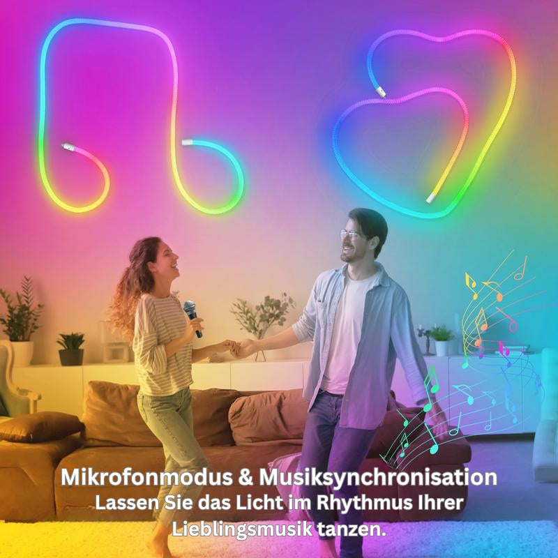 LumiRope 360-Degree Smart RGB Flexible Silicone Light - Elena Harper