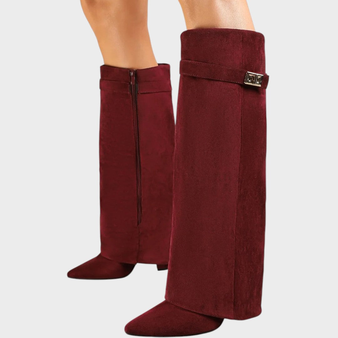 Lunara™  |  High-top Velvety Boots