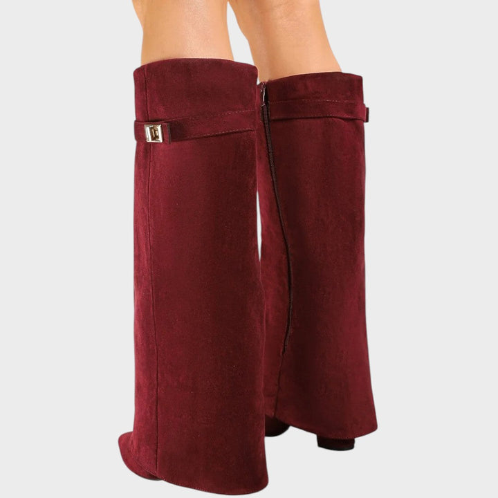 Lunara™  |  High-top Velvety Boots