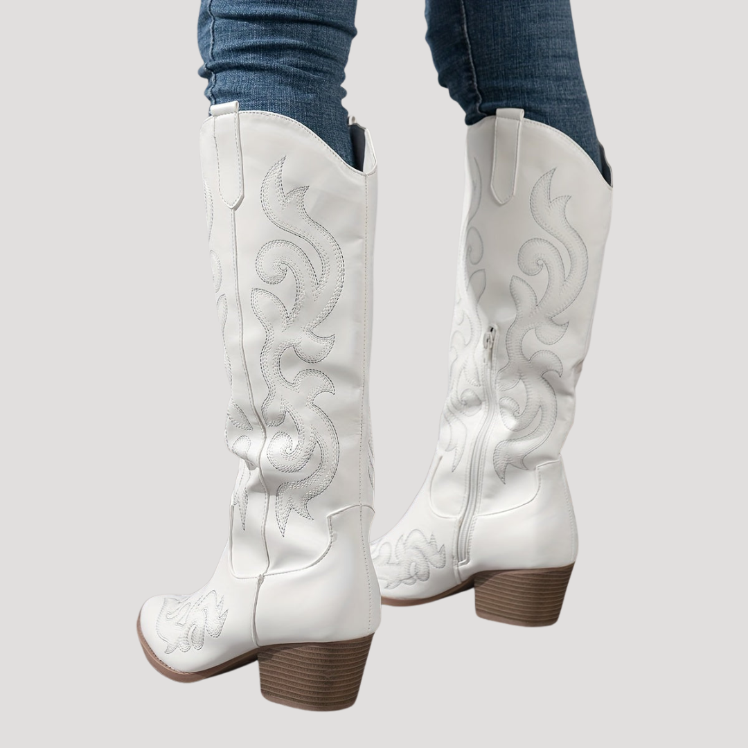Embroidered Women's Cowboy Boots
