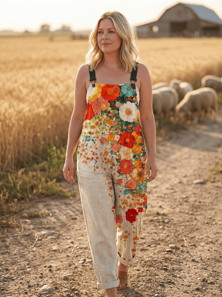 Vesia™  |  Floral Relaxed Jumpsuit