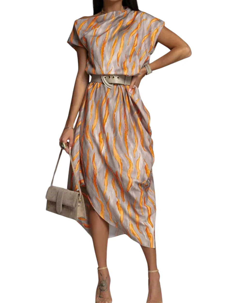 Angie Elegant and Chic Dress, view 9 - Elena Harper