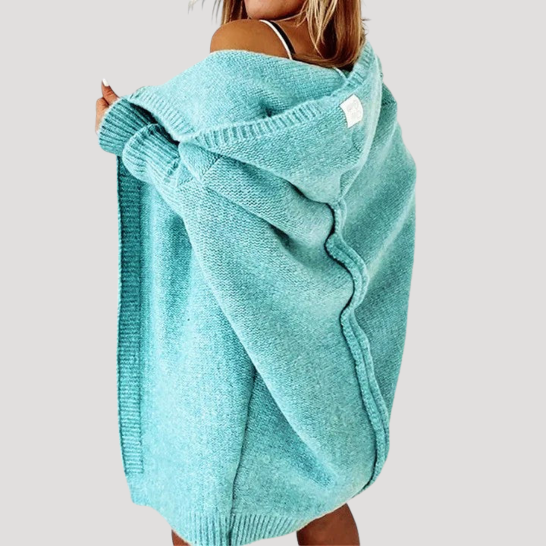 Women's Oversized Casual Hooded Cardigan