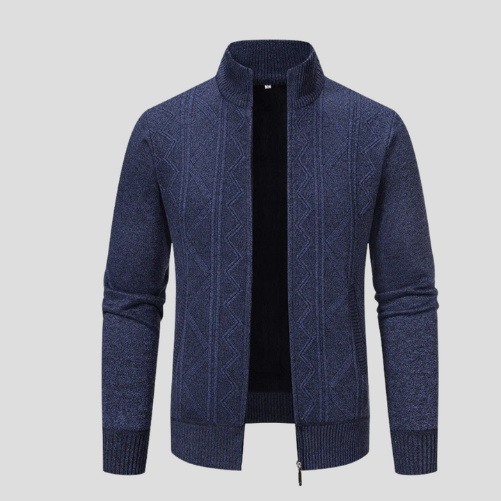 Men’s Cardigan Knit Style Layering Piece, view 5 - Elena Harper