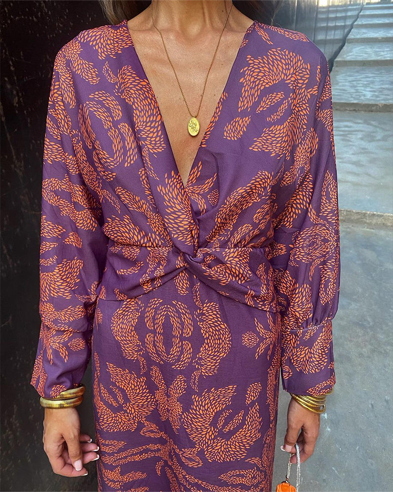 Elegant Long Dress with Tailored Fit | Perfect for Autumn