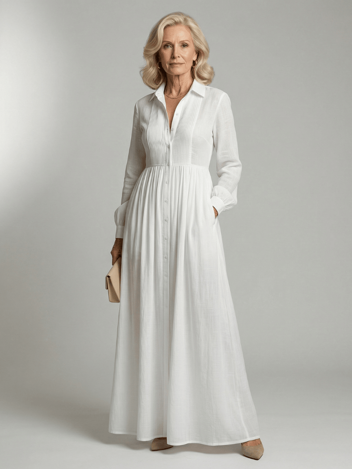 Lioren™ Soft Flow Maxi Dress by Emma & Rose Cape Town, lightweight fabric, flowing design, perfect for summer wear.