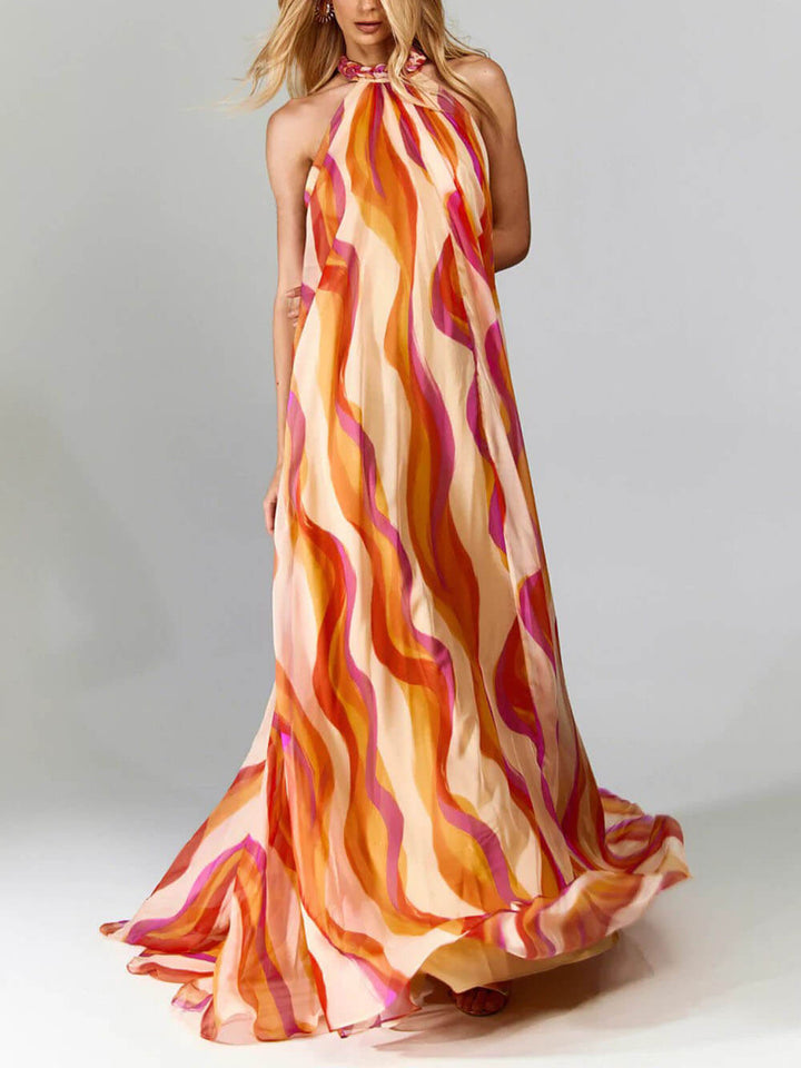Vanessa™  |  Elegant Braided Halterneck Dress