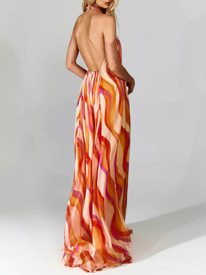 Vanessa™  |  Elegant Braided Halterneck Dress