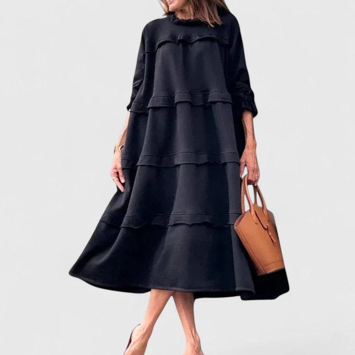 Emma & Rose Cape Town Briannelyse™ midi dress, sophisticated sleeveless design with elegant detailing, perfect for formal occasions.