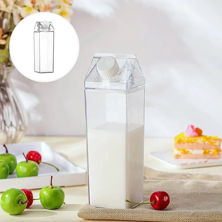 1+1 FREE | DrinkerCarton™ - Acrylic Milk Carton Water Bottles [Last Day Discount]