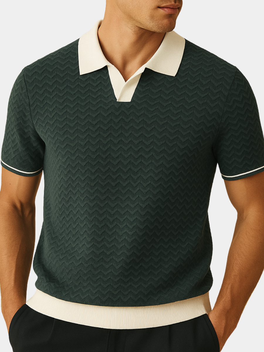 LUCA | POLO SHIRT IN RICCIO DE FABRIC