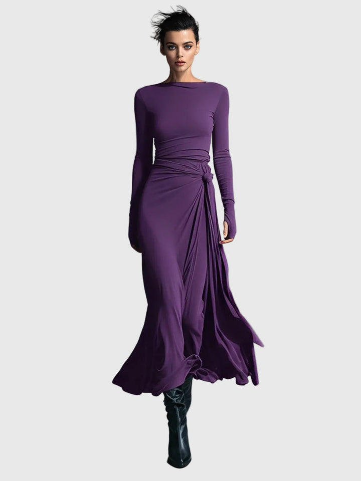 Anna Elegant Dress with Shaping, view 3 - Elena Harper