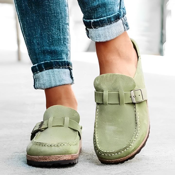 Brynn Orthopedic Mules, view 2 - Elena Harper