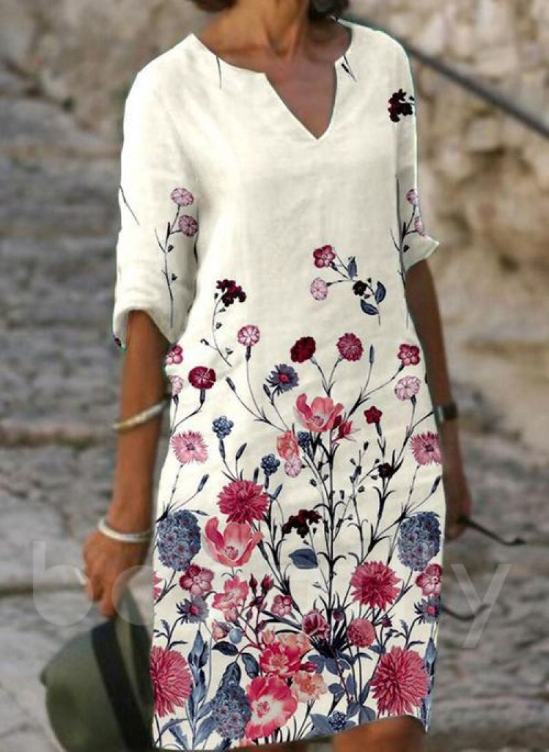 Flora - Dress with Floral Print