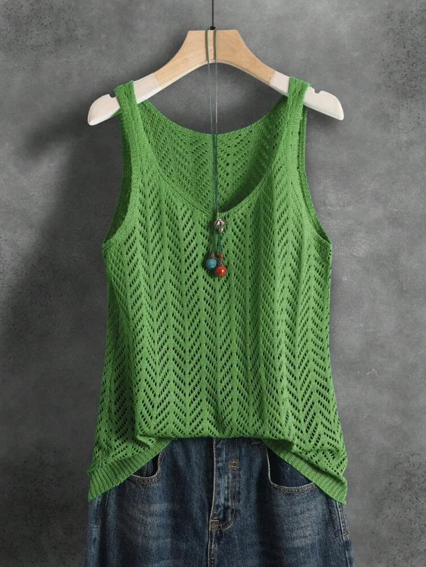 Gigliola Airy Knit Blouse - Elena Harper