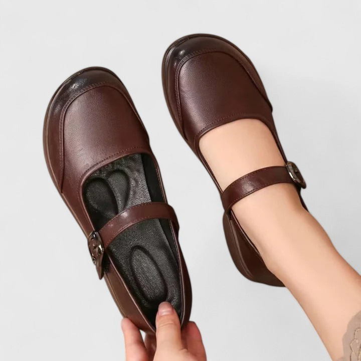 Raisa | Classic Spring Shoes with Buckle and Low Heel for Women