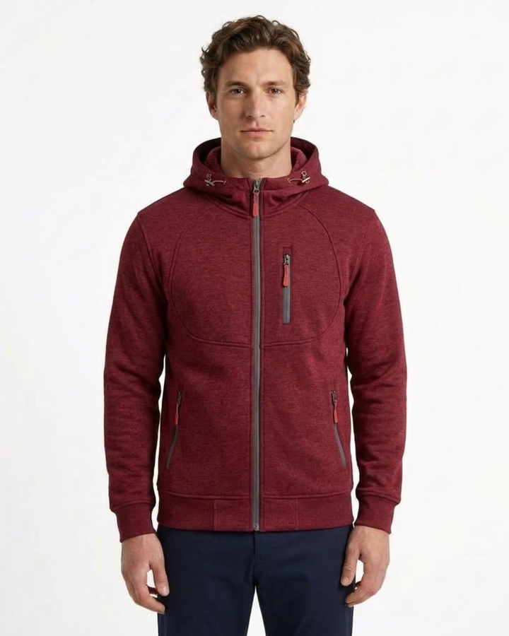 Fleece-Lined Hooded Sweatshirt