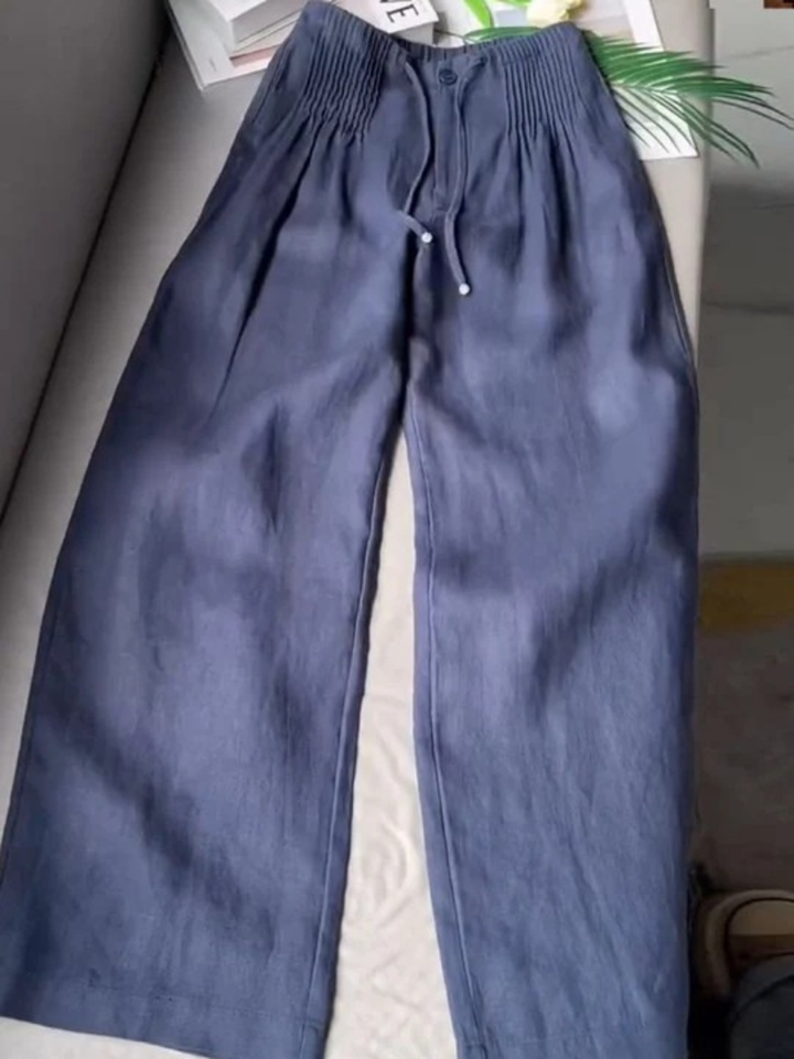 Romilda Elegant Wide Leg Lace Pants, view 3 - Elena Harper