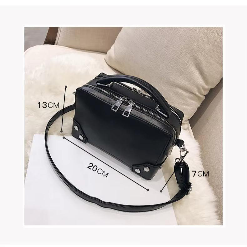 Jasmijn - Vintage Leather Shoulder Bag