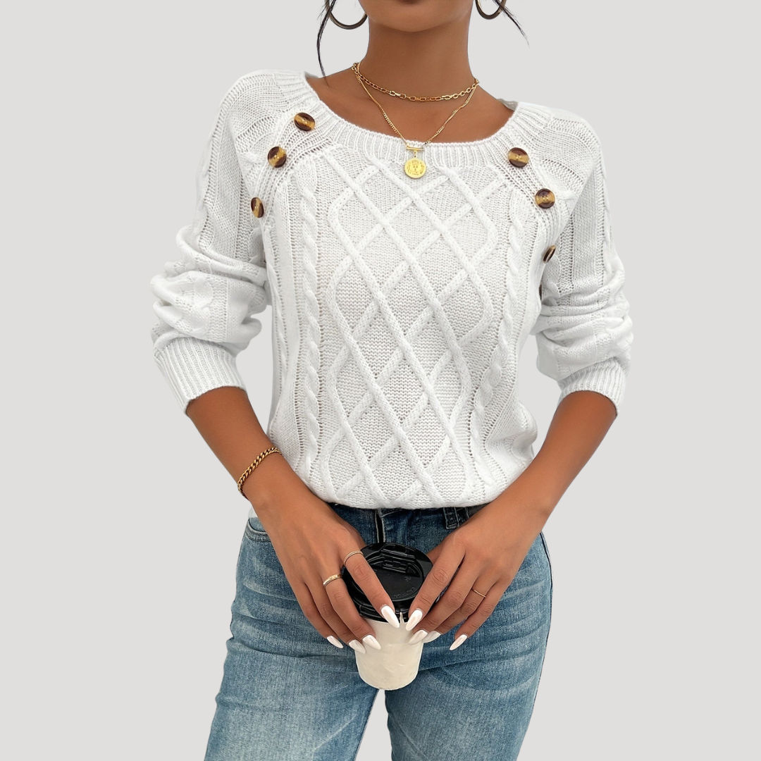 Twisted Knit Women's Sweater